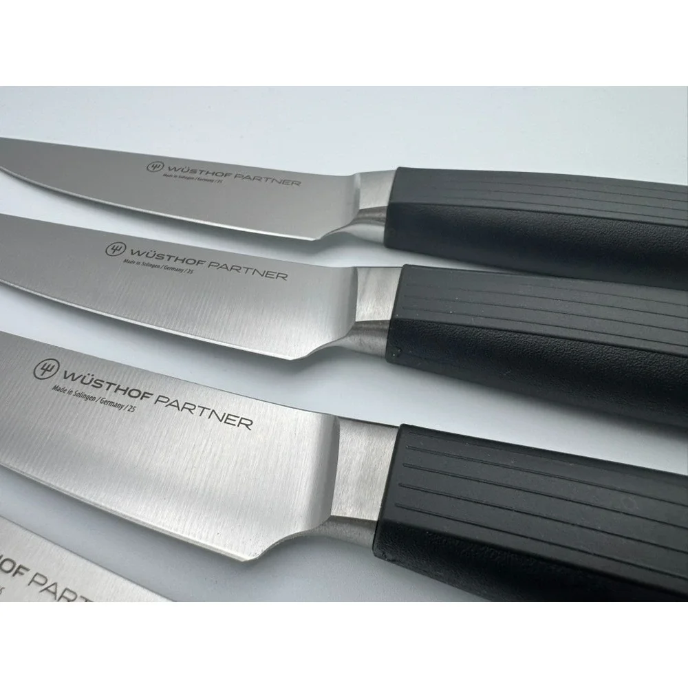 Wusthof Partner 4pc Steak Knife Set Straight Edge